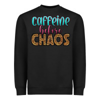 Black caffeine before chaos Heavyweight Sweatshirt - HRA Design Shop