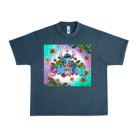 Midnight Navy ohana stitch Urban Heavy Tee - AdoDesignShop