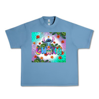 Pebble Blue ohana stitch Urban Heavy Tee - AdoDesignShop