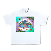 White ohana stitch Urban Heavy Tee - AdoDesignShop