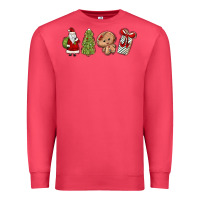 Cardinal christmas milk and cookies Premium Sweatshirt - MaliasSmallBusiness
