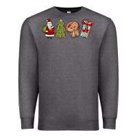 Charcoal Heather christmas milk and cookies Premium Sweatshirt - MaliasSmallBusiness