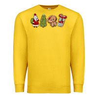 Lemon christmas milk and cookies Premium Sweatshirt - MaliasSmallBusiness