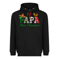 Black el papa mas chingon Heavyweight Hoodie - MaliasSmallBusiness