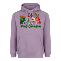 Lavender el papa mas chingon Heavyweight Hoodie - MaliasSmallBusiness