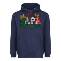 Navy el papa mas chingon Heavyweight Hoodie - MaliasSmallBusiness