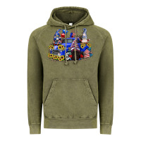 4th Of July Gnomes With Truck Vintage Hoodie | Teevron
