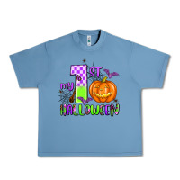 Pebble Blue my first halloween pumpkin Urban Heavy Tee - AdoDesignShop