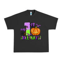 Pigment Black my first halloween pumpkin Urban Heavy Tee - AdoDesignShop