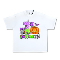 White my first halloween pumpkin Urban Heavy Tee - AdoDesignShop