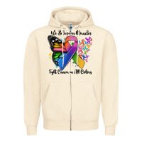 Sandshell we believe in miracles fight cancer in all colors Zipper Hoodie - MaliasSmallBusiness
