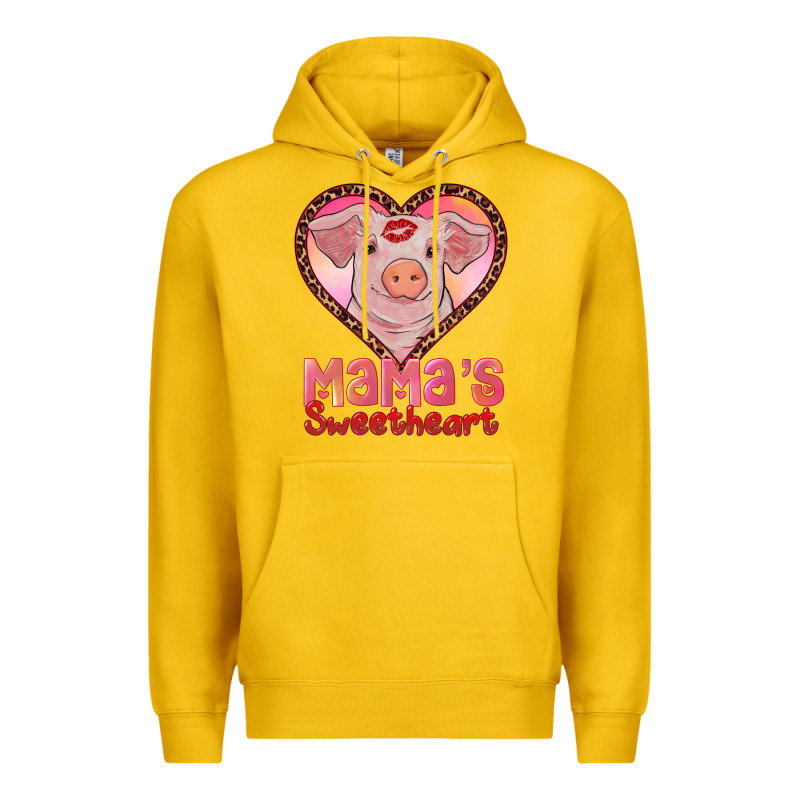 Mamas Sweetheart Baby Pig Premium Hoodie by RanaPortraitStore | Teevron