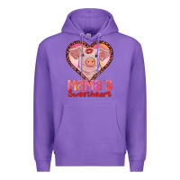 Purple mamas sweetheart baby pig Premium Hoodie - RanaPortraitStore