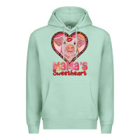 Seafoam mamas sweetheart baby pig Premium Hoodie - RanaPortraitStore