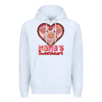 White mamas sweetheart baby pig Premium Hoodie - RanaPortraitStore