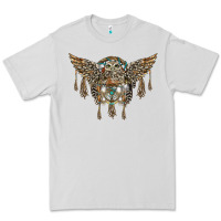 Dove Grey native dream catcher with owl Premium Tee - BarkalooDesign