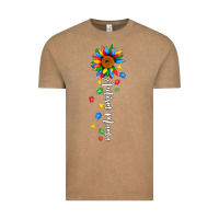 Vintage Coffee autism mama sunflower white Vintage Tee - JahusDesignShop