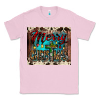 Bubblegum Pink merry christmas cross tumbler Classic Tee - JahusDesignShop