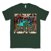 Sports Green merry christmas cross tumbler Classic Tee - JahusDesignShop
