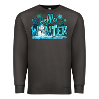 Smoke hello winter snowman Premium Sweatshirt - MaliasSmallBusiness