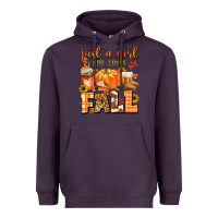 Plum just a girl who loves fall Heavyweight Hoodie - MaliasSmallBusiness