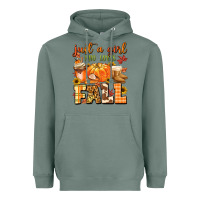Sage just a girl who loves fall Heavyweight Hoodie - MaliasSmallBusiness