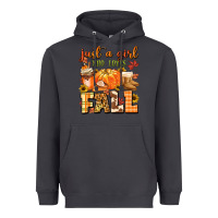 Smoke just a girl who loves fall Heavyweight Hoodie - MaliasSmallBusiness