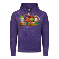 Cloud Purple hot cocoa Vintage Hoodie - CowhideDigitalArt