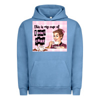 Pigment Pebble Blue retro housewife Urban Hoodie - TumblerDesignByShophia