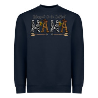 Navy mama to be called mama Heavyweight Sweatshirt - CowhideDigitalArt