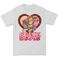 Dove Grey cupid heart Premium Tee - RanaPortraitStore