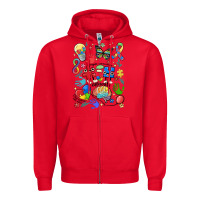 Red somebody's loud & proud autism mama Zipper Hoodie - MaliasSmallBusiness