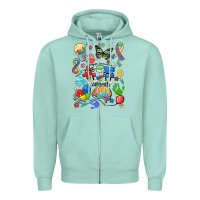 Seafoam somebody's loud & proud autism mama Zipper Hoodie - MaliasSmallBusiness