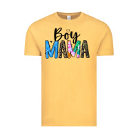 Vintage Mustard boy mama white Vintage Tee - JahusDesignShop