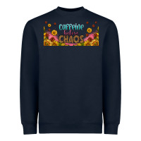 Navy caffeine before chaos 16oz libbey cup Heavyweight Sweatshirt - HRA Design Shop