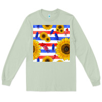 Matcha patriotic sunflowers Long Sleeve Tee - BundleAndBundleShop
