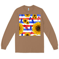 Toasted Coconut patriotic sunflowers Long Sleeve Tee - BundleAndBundleShop