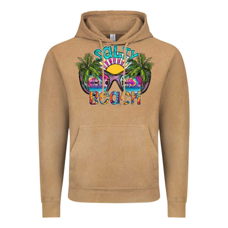 Salty Beach Vintage Hoodie by SublimationCraftShop | Teevron