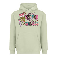 Matcha i pretend coffee helps but im still a bitch Heavyweight Hoodie - MaliasSmallBusiness