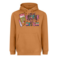 Meerkat i pretend coffee helps but im still a bitch Heavyweight Hoodie - MaliasSmallBusiness