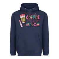 Navy i pretend coffee helps but im still a bitch Heavyweight Hoodie - MaliasSmallBusiness