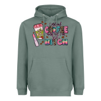 Sage i pretend coffee helps but im still a bitch Heavyweight Hoodie - MaliasSmallBusiness