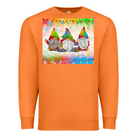 Carrot christmas lights gnome Premium Sweatshirt - MaliasSmallBusiness