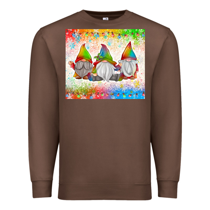 Christmas Lights Gnome Premium Sweatshirt by MaliasSmallBusiness | Teevron