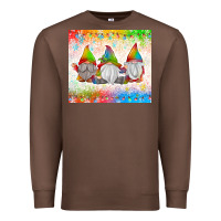 Chestnut christmas lights gnome Premium Sweatshirt - MaliasSmallBusiness