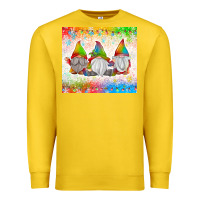 Lemon christmas lights gnome Premium Sweatshirt - MaliasSmallBusiness