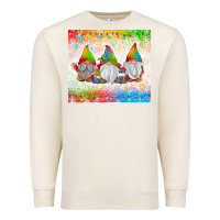 Sandshell christmas lights gnome Premium Sweatshirt - MaliasSmallBusiness