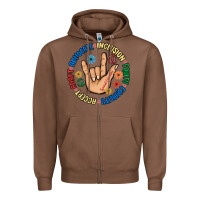 Chestnut advocate inclusion equity equality accept adapt Zipper Hoodie - MaliasSmallBusiness