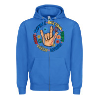 True Royal advocate inclusion equity equality accept adapt Zipper Hoodie - MaliasSmallBusiness