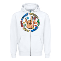 White advocate inclusion equity equality accept adapt Zipper Hoodie - MaliasSmallBusiness